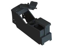 GAMBER KIT - 2020+ FORD UTILITY LOW PROFILE CONSOLE BOX WITH CUP HOLDER, REAR ARMREST, AND MONGOOSE MOTION ATTACHMENT