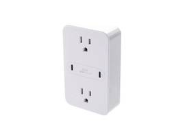 MONOPRICE WORKSTREAM BY MONOPRICE 2-OUTLET WALL TAP POWER STRIP WITH USB-C PD 50W + 20W POWER DELIVERY