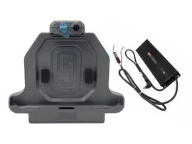 GAMBER KIT: ZEBRA ET51/56 8IN SLIM POWERED CRADLE (7160-1506-10) AND LIND 12-32V ISOLATED POWER ADAPTER (7300-0466)