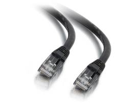 C2G 30FT CAT6 SNAGLESS PATCH CBL BLK