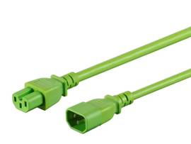 MONOPRICE 3FT 14AWG GREEN HEAVY-DUTY COMPUTER EXTE