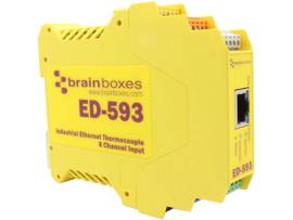 BRAINBOXES,ETHERNET TO 8 THERMOCOUPLE INPUT
