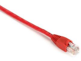 CAT5e 350-MHz Snagless Patch Cable UTP CM PVC RJ45 M/M RD 1FT