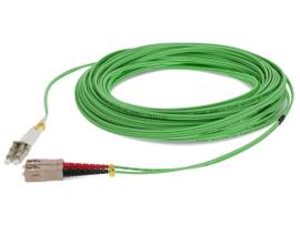 ADD-ON 20M LC/SC M/M OM4 GREEN FIBER PATCH CBL
