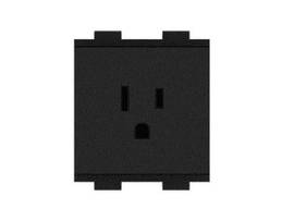 CRESTRON AC POWER OUTLET MODULE FOR FT2 SERIES, SINGLE, US NEMA 5, TYPE B, ATTACHED POWER CORD