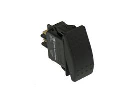SW, RCKR, SPST, 20AMP, 18V, BLK, SP,