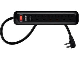 MONOPRICE 6 OUTLET SURGE PROTECTOR POWER STRIP WIT