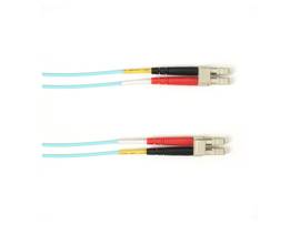 BLACK BOX CORP 50 MM FO PATCH CABLE DUPLX, PVC, AQUA, LCLC