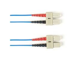 BLACK BOX CORP SM FO PATCH CABLE DUPLX, PLENUM, BLUE, SCSC