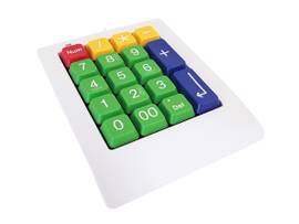 DSI GOOGOLPAD, WHITE CASE, BRIGHTLY COLORED KEYS, WHITE LEGENDS
