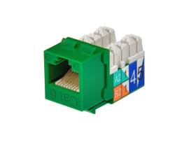 MONOPRICE CAT6 PUNCH DOWN KEYSTONE JACK - GREEN