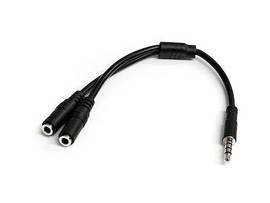 HEADSET ADAPTER WITH HEADPHONE/MIC PLUGS