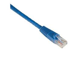 GigaTrue CAT6 Component 550-MHz Patch Cable Molded Boots Straight-Pinned Blue 6-