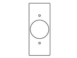 LEGRAND-WIREMOLD 1-GANG SGLE REC SECT 1.59