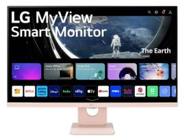 LG MyView Smart Monitor 27IN 27SR50F-P with IPS 16:9 Display Pink