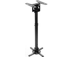 LOW PROFILE CEILING MNT W/EXTEN POLE BLK