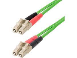 15M (49.2FT) LC TO LC (UPC) OM5 MULTIMODE FIBER OPTIC CABLE, 50/125 M DUPLEX LOM