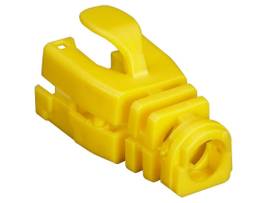 BLACK BOX CORP SNAP-ON SNAGLESS CABLE BOOT YL 50-PACK