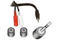 BELKIN Y ADAPTR;MINI STEREO PLUG /2 JCKS;6BLK