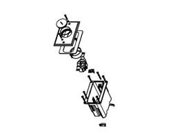 LEGRAND-WIREMOLD 1-GANG SINGLE REC BRASS