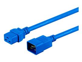 MONOPRICE 3FT 12AWG BLUE POWER EXTENSION CORD_ 20A