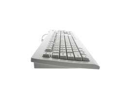 SEAL SHIELD SEAL CLEAN WATERPROOF KEYBOARD W/ KEY LOCKING FUNCTION - DISHWASHER SAFE - ISO / QWERTY / FRENCH CANADIAN / QUICK CONNECT USB CABLE / WHIT