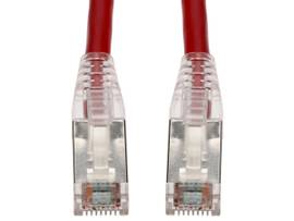 4ft RJ-45 (Male) to RJ-45 (Male) Shielded Straight Red Cat6 STP PVC Copper Patch