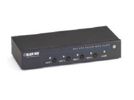 BLACK BOX CORP 4 X 1 VGA SWITCH WITH SERIAL AND AUDIO