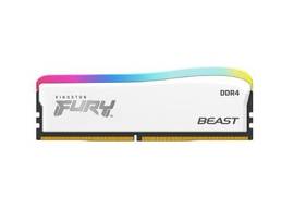 KINGSTON 8GB 3200MT/S DDR4 CL16 DIMM FURY BEAST WHITE RGB SE