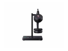 BINAURAL (DUO) WIRELESS DECT AND USB (2 PORTS) HEADSET, HEADBAND, UC, ACOUSTIC SHIELD TECHNOLOGY, OPTIONAL BUSY LIGHT (SKU #BLT60).