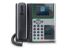 HP POLY EDGE E450 IP PHONE AND POE-ENABLED WITH POWER SUPPLY-US