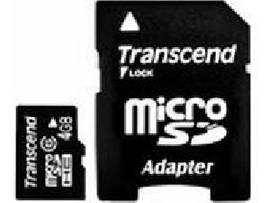 TRANSCEND 4G MICROSDHC CLASS10 W/ ADPTR