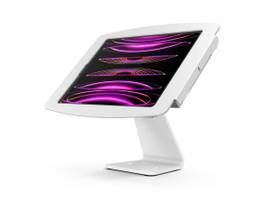 COMPULOCKS IPAD PRO 12.9  (3-6TH GEN) SPACE ENCLOSURE ROTATING COUNTER STAND WHITE