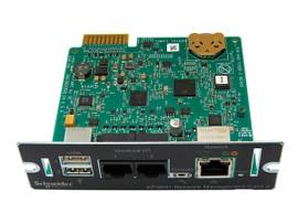 SCHNEIDER CARD 3 UPS NETWORK MANAGEMENT WITH ENVIRONMETTAL MONITORING