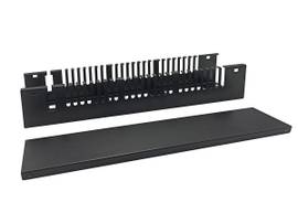 MONOPRICE 2U 19IN METAL RACKMOUNT CABLE MANAGEMENT PANEL