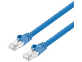 CAT8.1 S/FTP NETWORK PATCH CABLE, 10 FT., BLUE
