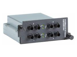 BLACK BOX CORP 4 PORT 100FX MM 2KM ST MODULE LE2711C