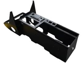 2.5 INCH WIDE 20 INCH WEHICLE -SPECIFIC ANGLED CONSOLE