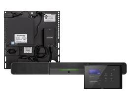 CRESTRON FLEX SMALL ROOM CONFERENCE SYSTEM WITH VIDEO SOUNDBAR, WALL MOUNTED CONTROL INTERFACE, AND ASUS MINI PC FOR MICROSOFT TEAMS ROOMS