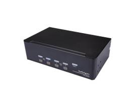 KVM SWITCH 4 PORT DUAL DISPLAYPORT 4K60