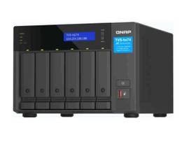 QNAP ULTRA-HIGH SPEED 6 BAY NAS INTEL CORE I3-12100 4C/8T PROCESSOR 16GB RAM DDR4 RAM 35/25 HDD/SSD SLOT X 6 M2 PCIE SSD GEN4 X 4 SLOT X 2 25GBE X 2