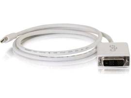 C2G 10FT MINI DISPLAYPORT M TO DVI M WHT