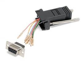 DB9 TO RJ45 MODULAR ADAPTER - F/F
