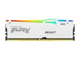 KINGSTON 32GB 6000MT/S DDR5 CL36 DIMM FURY BEAST WHITE RGB EXPO
