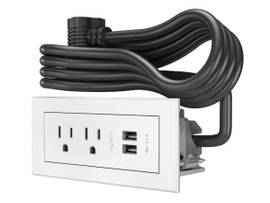 LEGRAND-WIREMOLD RADIANT FPC 2OL 2USB W