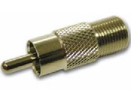C2G RCA MALE TO F TYPE FEMALE ADPTR