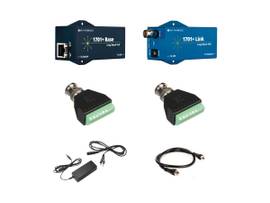 PHYBRIDGE INC 1701+ EXTENDER KIT (EOC/UTP): 1 1701+ BASE, 1 1701+ LINK (50 WATTS), 1 NV-PS55-60W, 2 NV-BNCA, 1 2 COAX CABLE - 5 YR WARRANTY INCLUDED