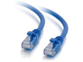 C2G 14ft Cat5e Snagless UTP Cable - Blue