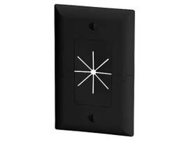 MONOPRICE SPLIT PLATE WITH FLEXIBLE OPENING_ BLACK