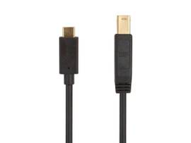 MONOPRICE USB 3.0 TYPE-C TO TYPE-B CABLE 6FT BLACK